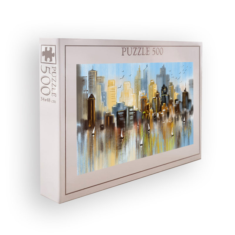 500 pièces en carton, 100% carton, 500 pièces, 18,9 x 13,4 pouces | Taille de la boîte: 13,2 po x 9,1 po x 2,0 po | Parfait pour le plaisir et la détente en famille, pièces durables de haute qualité pour un assemblage facile, cadeau idéal pour les amateurs de casse-tête