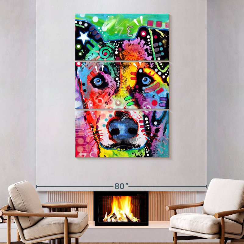 Flipped, 74" H x 48" W