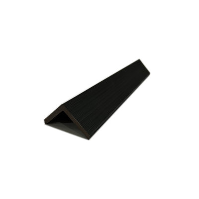 107" X 2" European Outdoor Grid Slat Wood Poly Composite Siding Board Corner Piece (Set Of 5)