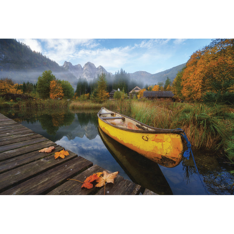 «Lara» par Martin Podt - reproduction imprimée, H 12 po x l 18 po, Non, Cadre flottant doré