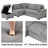 Cassan Upholstered L-Shaped Sectional Left Hand Facing-560008784