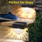 Low Voltage Solar Powered Glass Step Light Pack