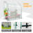 39.4" W x 78.7" D Lean-To Greenhouse-100556274