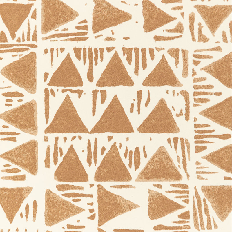 Yampa Paper 11' L x 27" W Wallpaper Roll, Honey