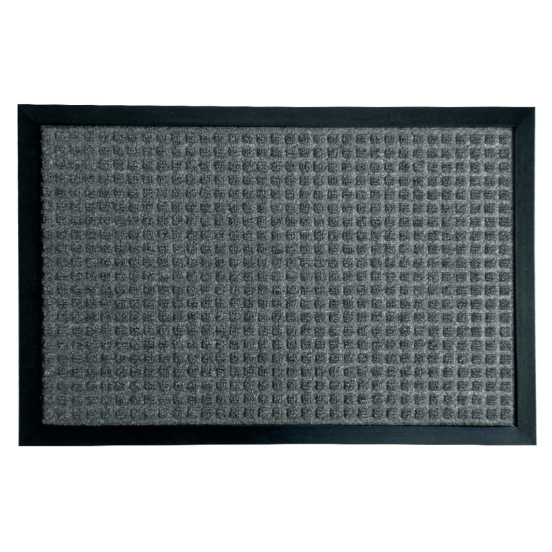 Sharan Non-Slip Indoor Doormat, Charcoal, 24" W x 36" L