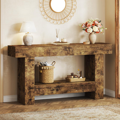 Console 63 po avec rangement ouvert