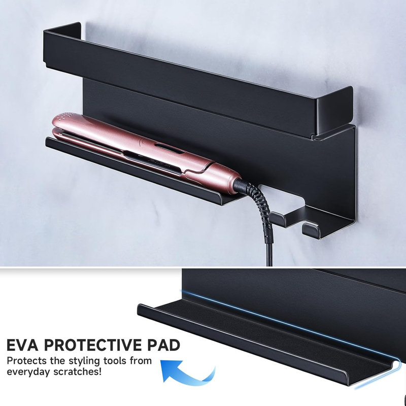 Support de rangement pour sèche-cheveux pour accessoires de fer à friser