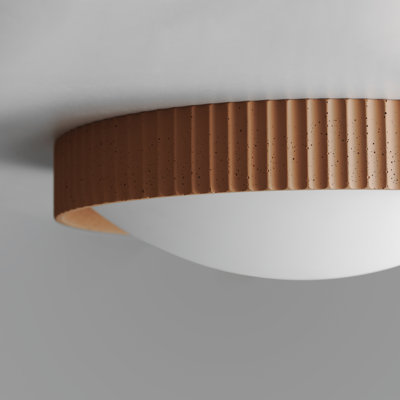 Carran Single Light Acrylic LED Flush Mount