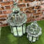 2 Piece Metal Floor Lantern Set-124300270