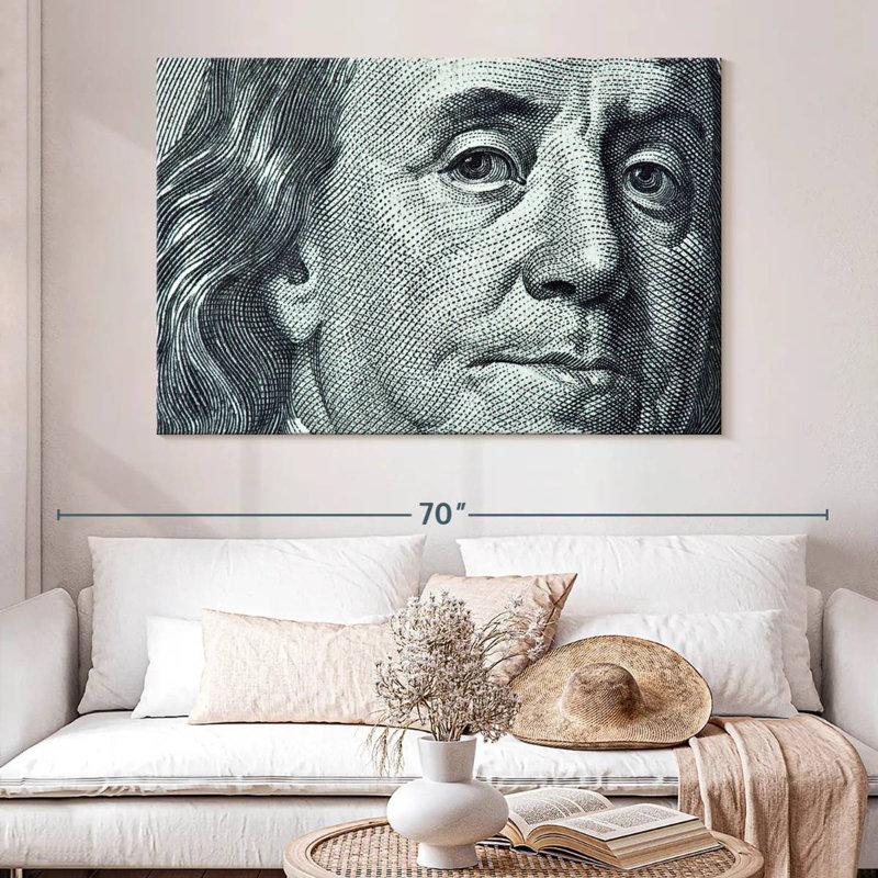 Leisha Benjamin Franklin, 34" H x 51" W