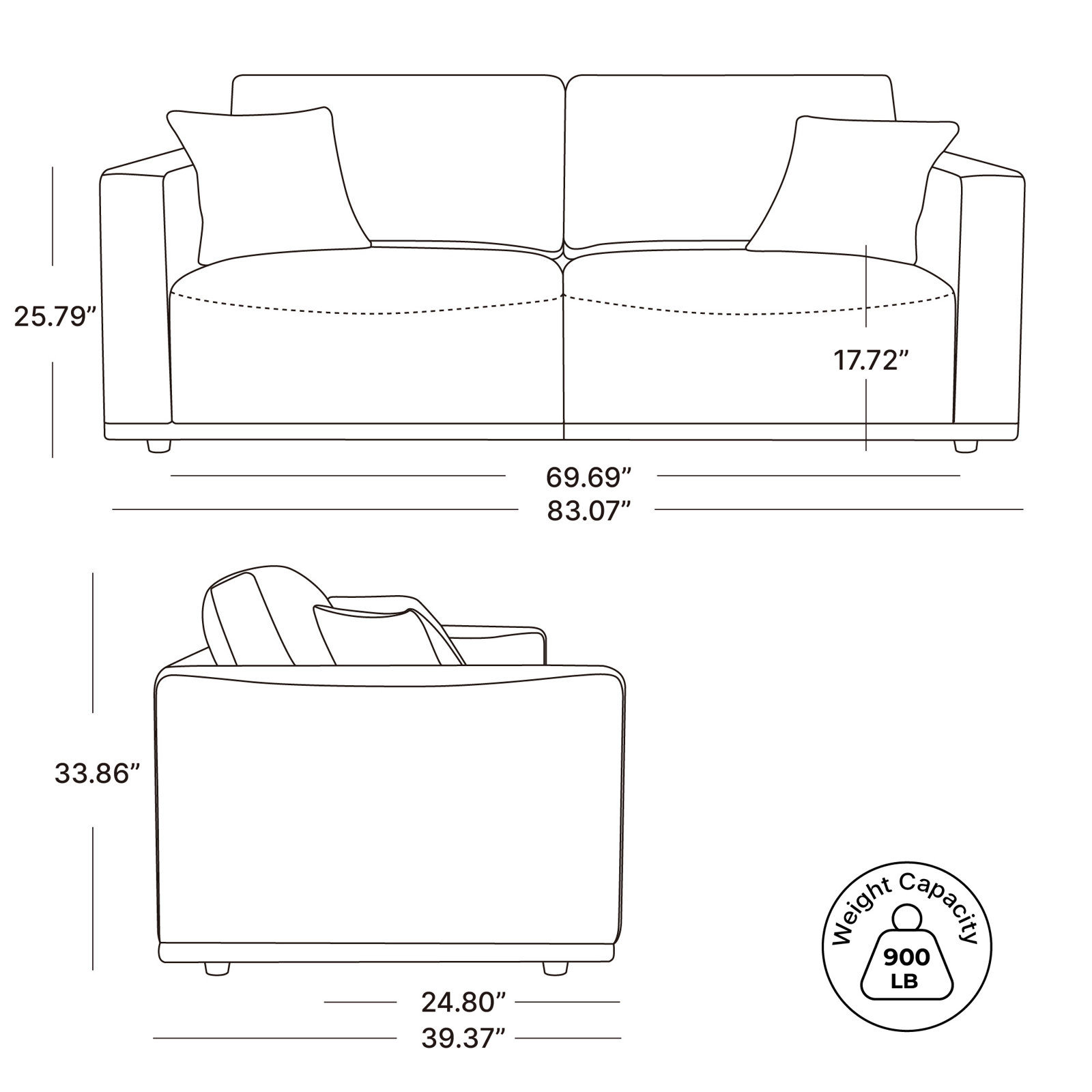 Upholstered Sofa