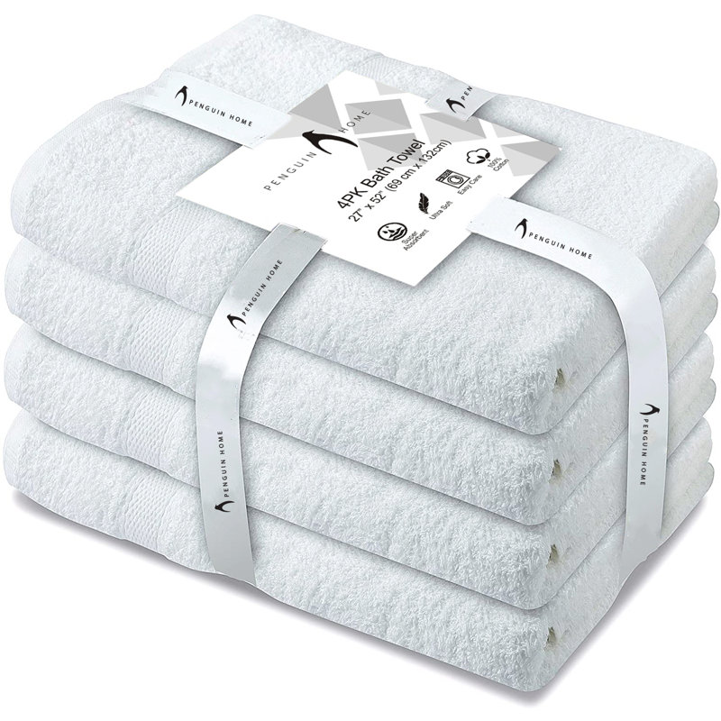 Celerie Lightweight Bath Towel, White