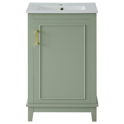 Meuble-lavabo de 20 po avec lavabo en céramique