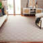Rectangle Carpen Geometric Machine Woven Jute/Sisal/Cotton Area Rug in Ivory/Natural-791577366