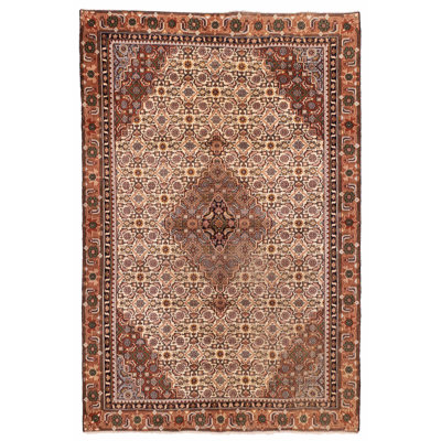 Royal Mahal Cream Rug 5'0" x 7'7"