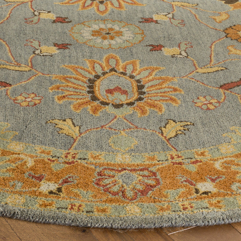 Cranmore Hand Tufted Wool Oriental Rug, Round 6'