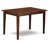 3 Piece Kitchen Table & Chairs Set Contains a Rectangle Dining Table with Butterfly Leaf and 2 Dining Room Chairs, Mahogany