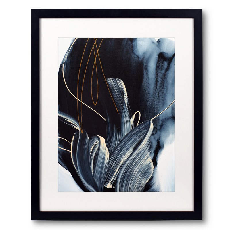 Tentations II by Novi Lim, Black Framed Paper, 30" H x 24" W