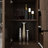 78.7 H x 63 W 3 Drawers Display Case Curio Cabinet With Glass Door & LED Lights