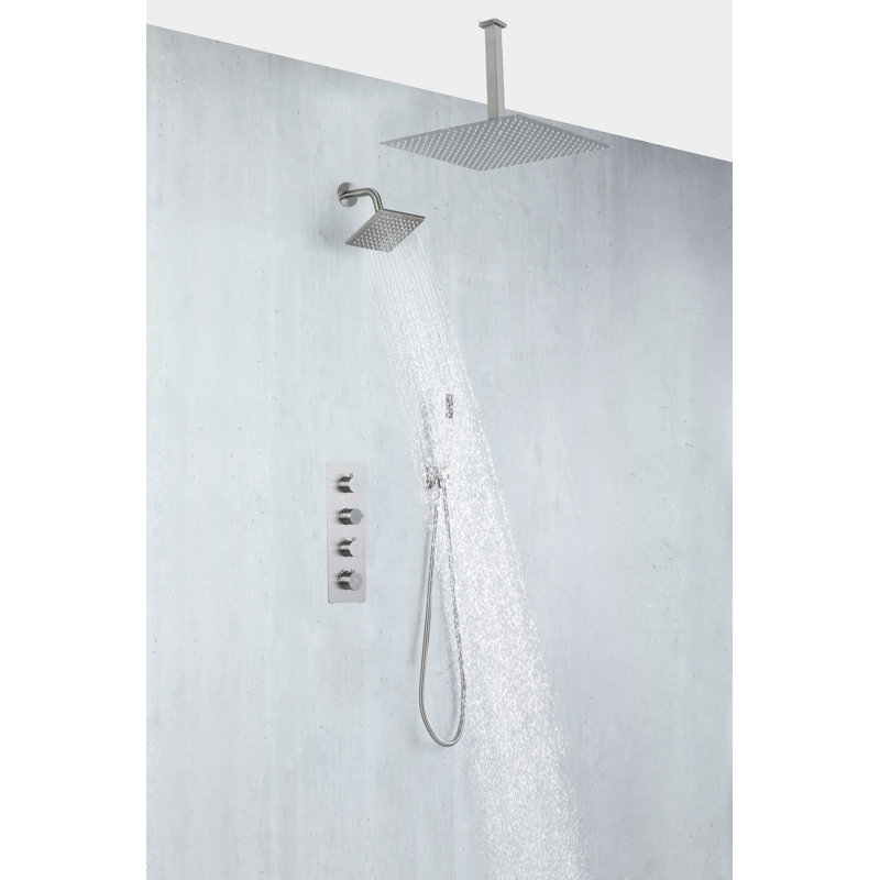 All-In-One Kit with Rough in-Valve, Brushed Nickel