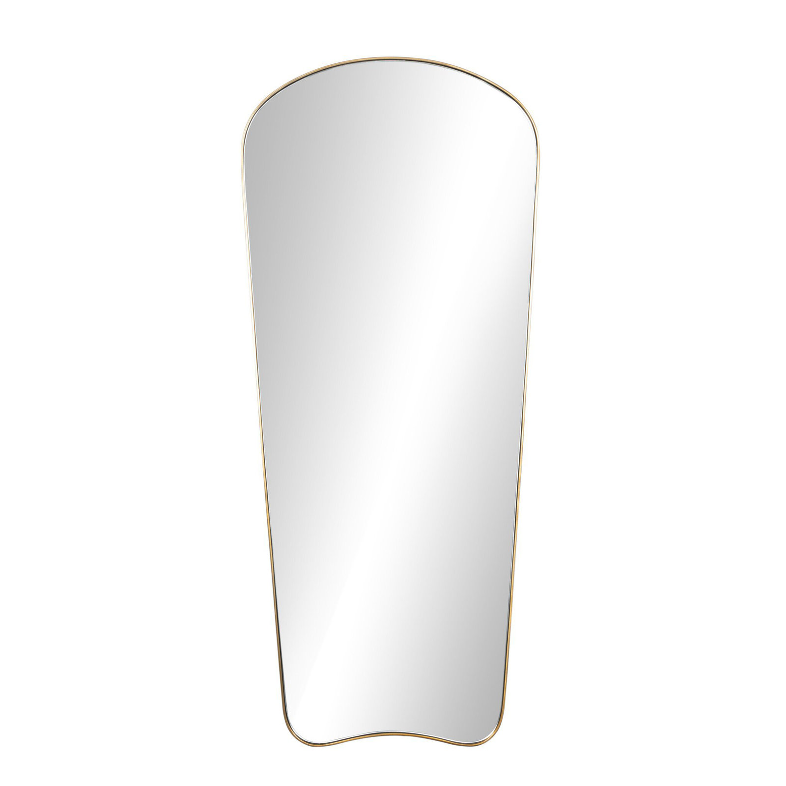Myerstown Mantel Mirror, Polished Brass, 60" x 26"