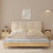 Rattan Nightstand, Side Table With Door Open Shelf,  Accent Bedside End Table With Solid Wood Legs For Bedroom, Dorm And Small Spaces