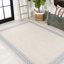 Tapis intérieur / extérieur crème / bleu Clarktown-69807784
