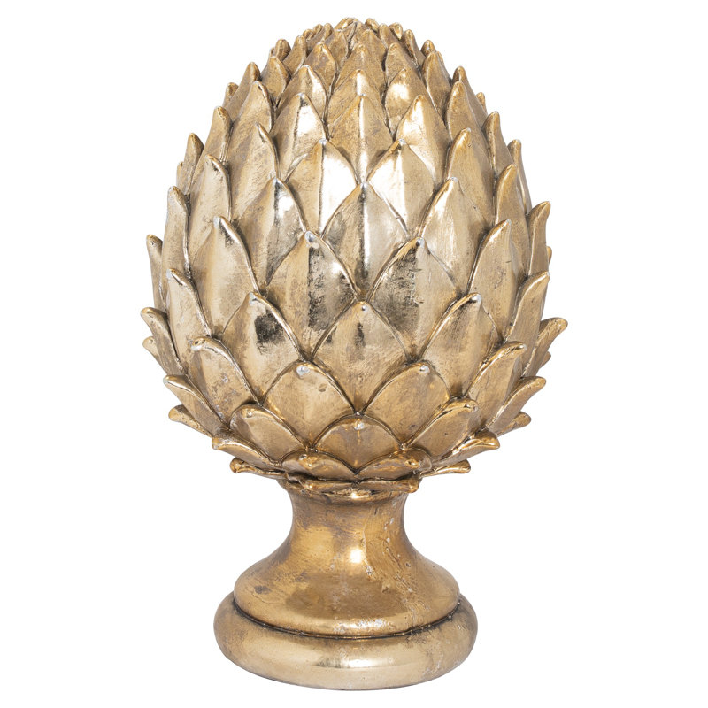Boulevardier Finial, 30cm H x 19cm W x 19cm D, Silver
