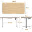 Poillucci Adjustable Metal Base Standing Desk-2091769856