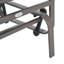 Chaise longue coulissante