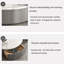 Table basse ronde en pierre supercristalline-108072213