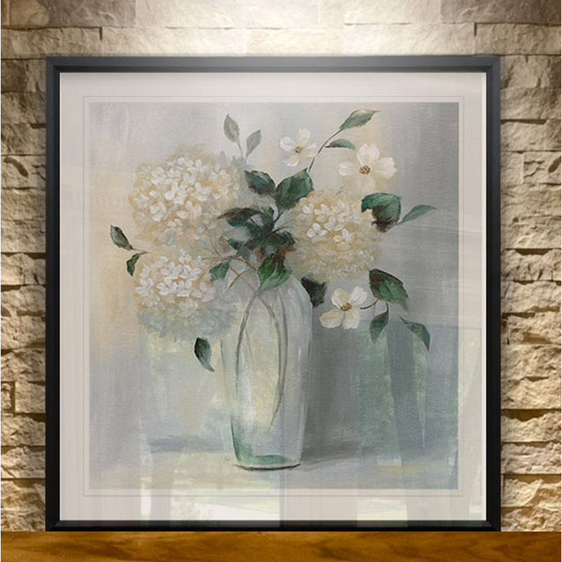 Carolina Springs Bouquet II - reproduction de cadre photo sur papier, H 26,5 po x l 26,5 po x P 1,5 po