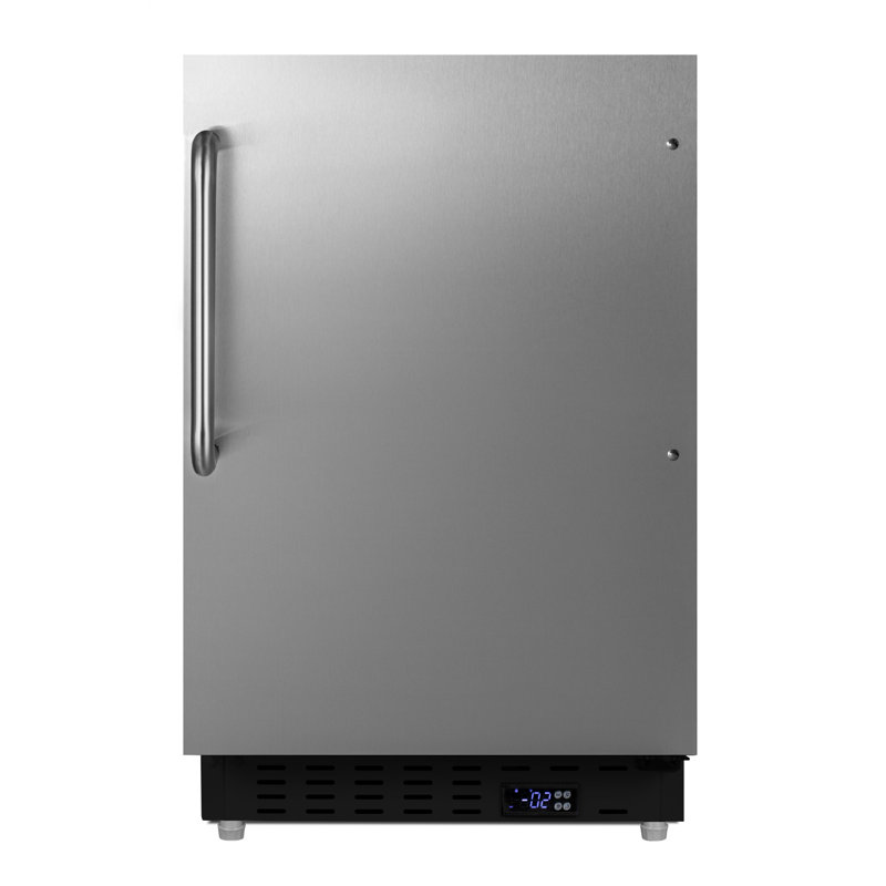 2.68 cu. ft. Upright Freezer, Stainless Steel