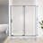 56-60" W X 72" H Semi-Frameless Sliding Shower Door, 5/16"(8Mm) Clear SCGG Tempered Glass Finish, Cut Adjustable Width 4"