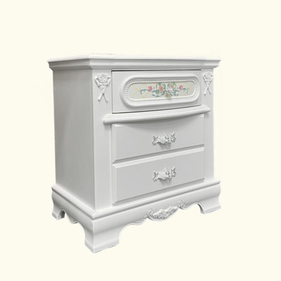 Table de chevet 2 tiroirs Traditional