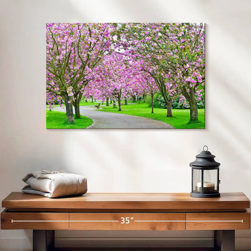 Harnek Sakura Path, 16" H x 24" W