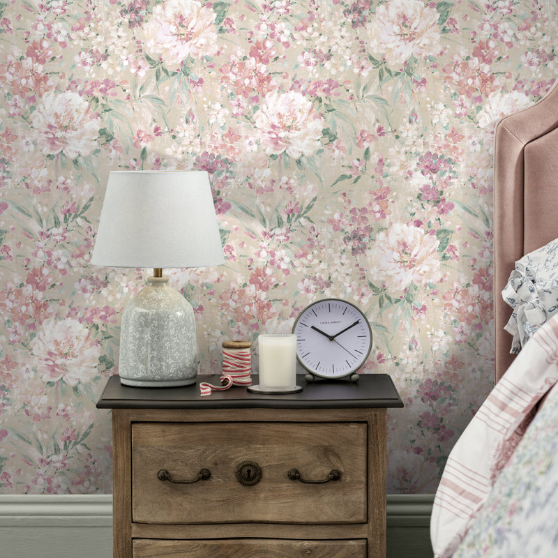 Laura Ashley - papier peint vert haie Mayville, Vert