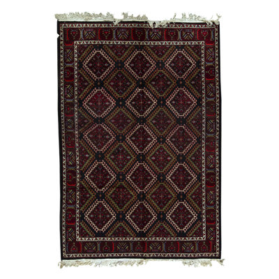Afghan Hand Woven Wool Area Rug