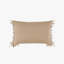 Heavy Metal Brass Fringe Pillow Cover & Insert