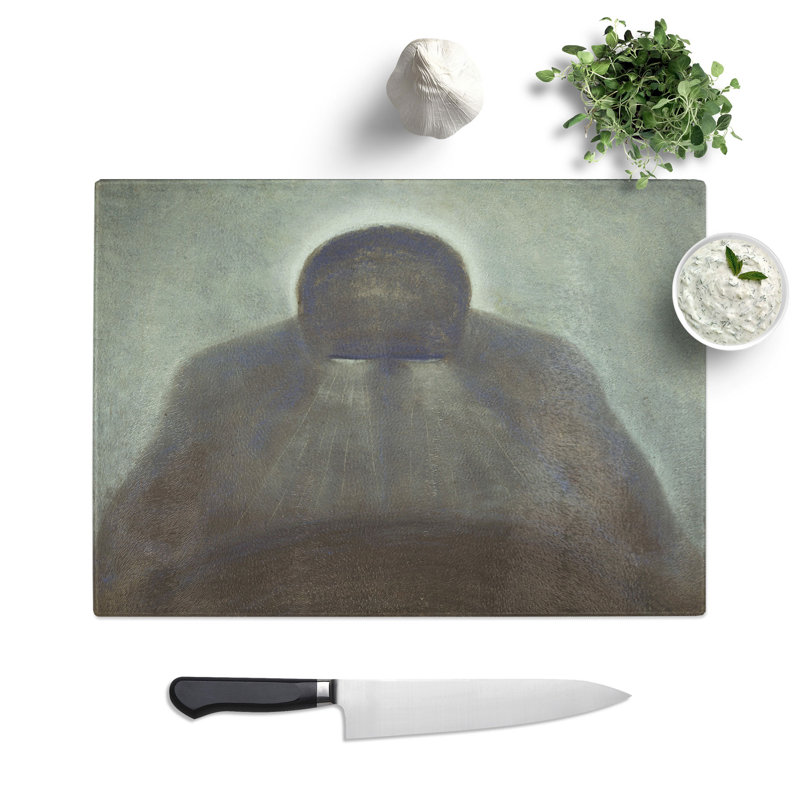 The Thought by Mikalojus Konstantinas Chopping Board, 0.4cm H x 20cm W x 28.5cm L