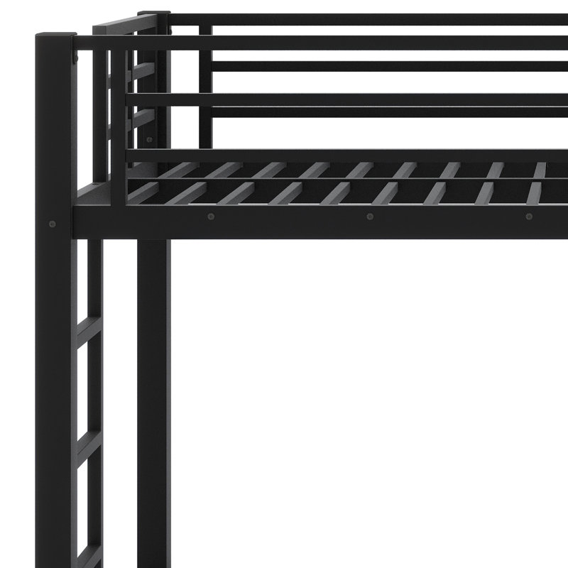 Lit mezzanine peu encombrant avec échelle facile d'accès et rails latéraux sécurisés