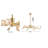 Transitional 16-Light Shiny Gold Metal Chandelier -28784336