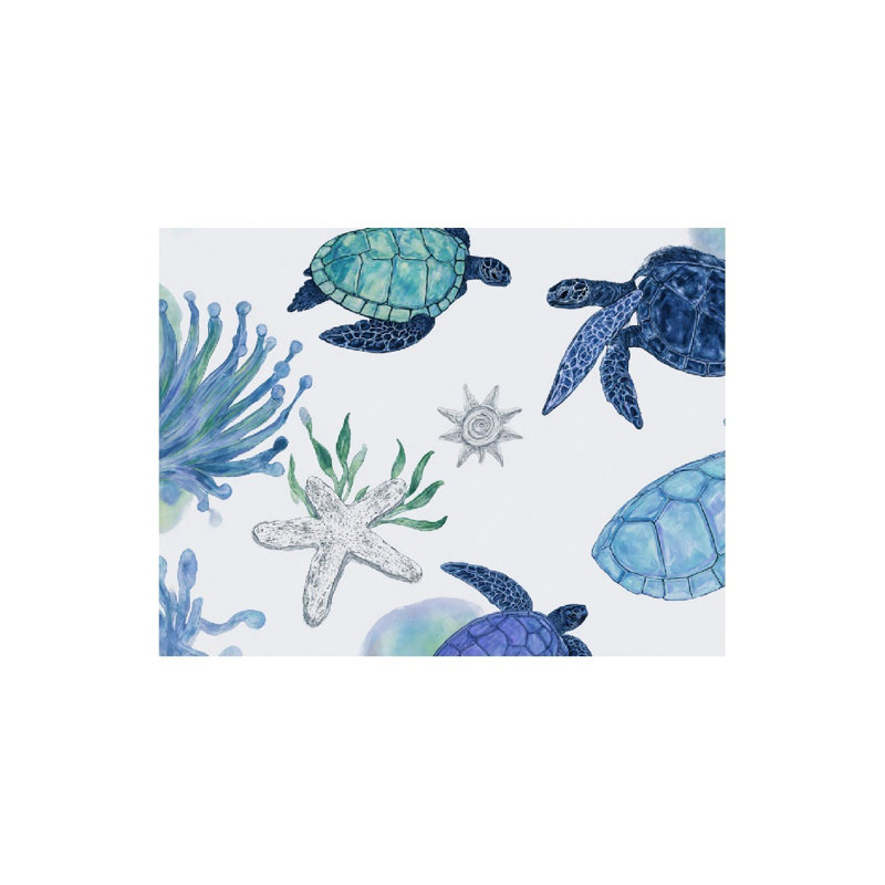 Joli tapis de bain étoile de mer, 16 x 24