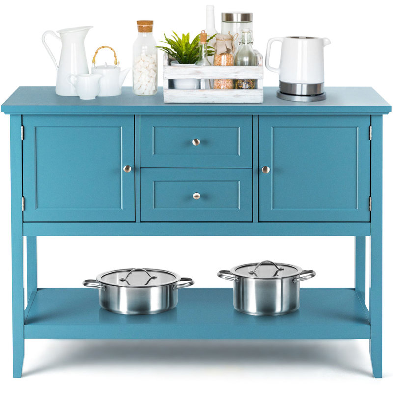 46'' Console Table, Blue