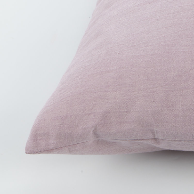 100% Cotton Pillowcase - Set of 2, Light Purple, King Pillowcase