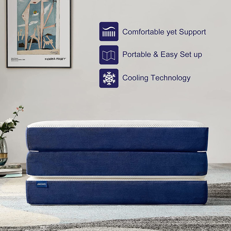 Matelas moyen à plateau-coussin 6 "Cardenas, Grand