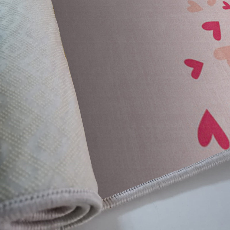 Tapis luxueux, 4,6 x 7,2 pieds | 100% polyester, envers en feutre antidérapant, hauteur des poils de 0,4 po | Lavage à la machine, tricotage Raschel durable, impression numérique | Parfait pour le salon et la chambre à coucher