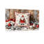Motif de Noël flocon de neige père Noël-848977964