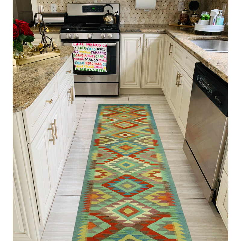 Bobbee Wool Geometric Indoor Rug