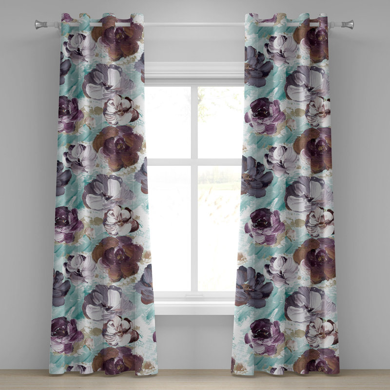 Semi Sheer Curtain Pair